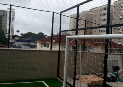 REDES DE PROTEÇÃO EM QUADRA ESPORTIVA